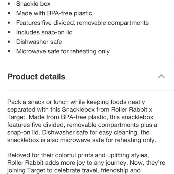 Roller Rabbit for Target Snackle Box - Picture 7 of 7